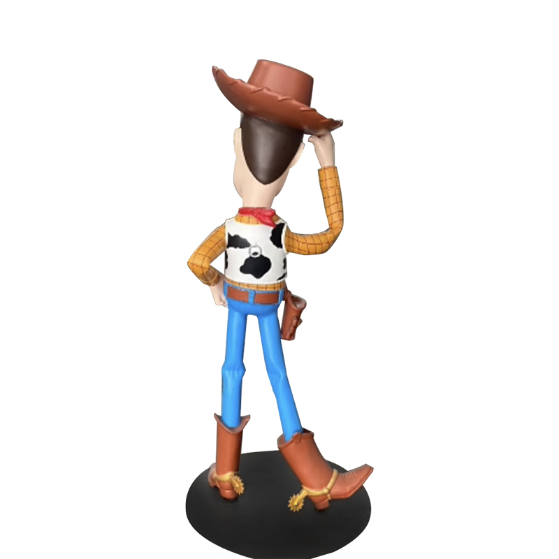 Açık ve iç mekan süslemeleri için gerçekçi detaylara sahip Şerif Woody Fiberglas heykeli Açık ve iç mekan süslemeleri için gerçekçi detaylara sahip Şerif Woody Fiberglas heykeli