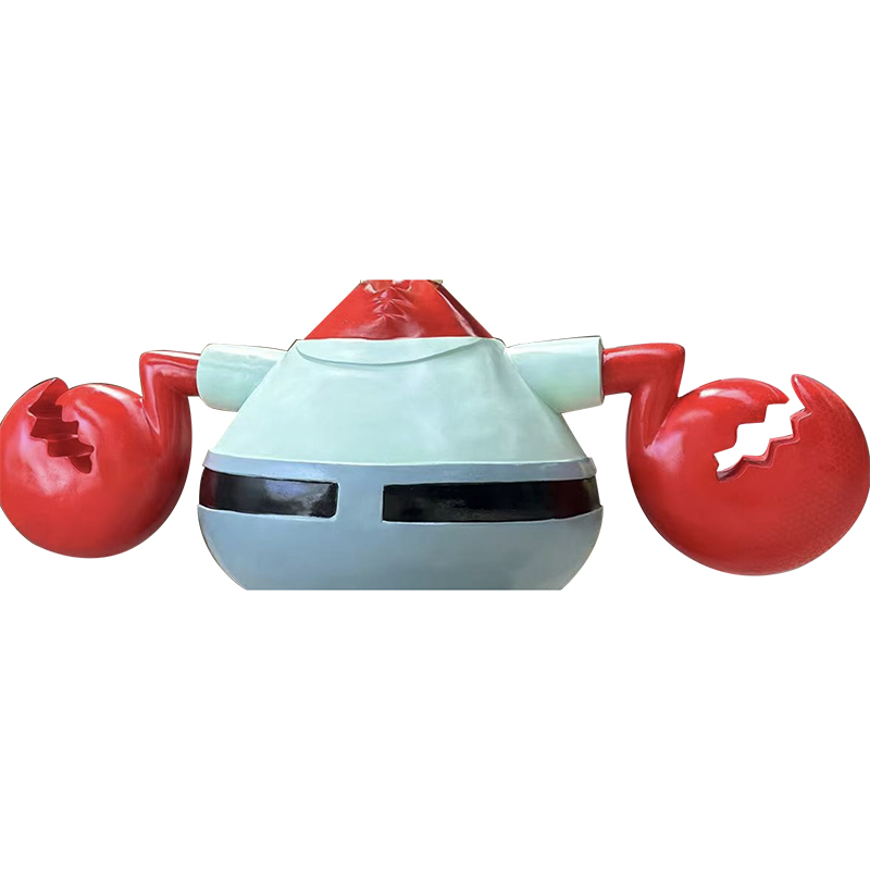 Bay Krabs heykeli koleksiyon spongebob fan ve ev dekorasyonu için Bay Krabs heykeli koleksiyon spongebob fan ve ev dekorasyonu için