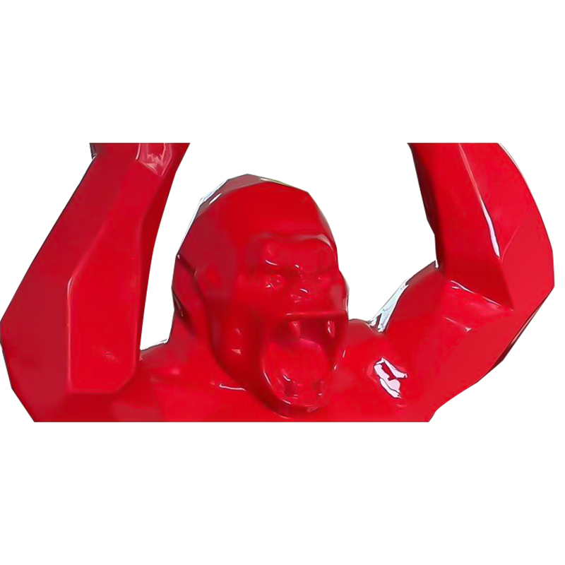 Açık hava sanat gösterileri için Kong Orangutan Kaldırma Kovası Heykeli Açık hava sanat gösterileri için Kong Orangutan Kaldırma Kovası Heykeli